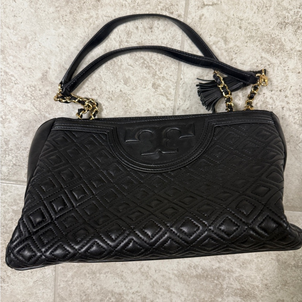 Tory Burch Black Quilted Women's Bag